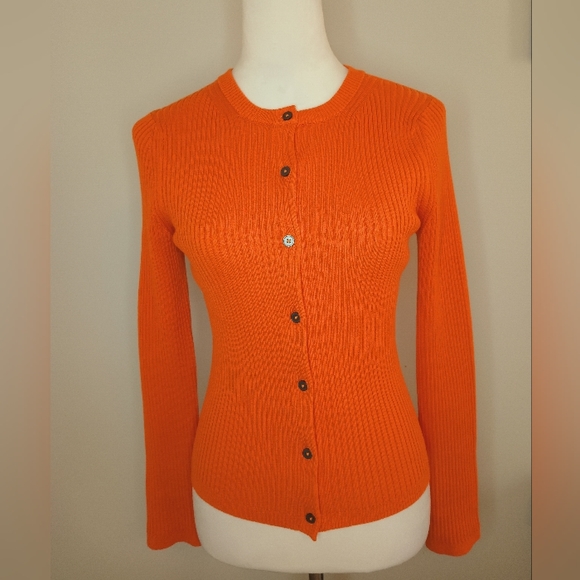 Boden Sweaters - Boden Ribbed Button Front Cardiagn